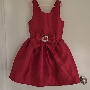 Deep red Pink Violet girls dress
